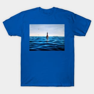 Waves of the Adriatic Sea Maritime Magical Symphony of Nature and Travels T-Shirt